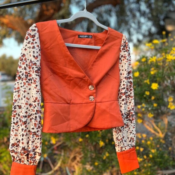 Orange Blouse - Picture 1 of 2